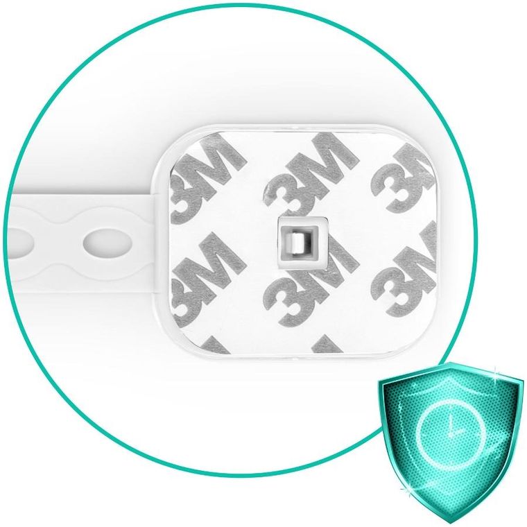 Ricokids, zabezpieczenie otwierania szafek, białe, 6 szt.