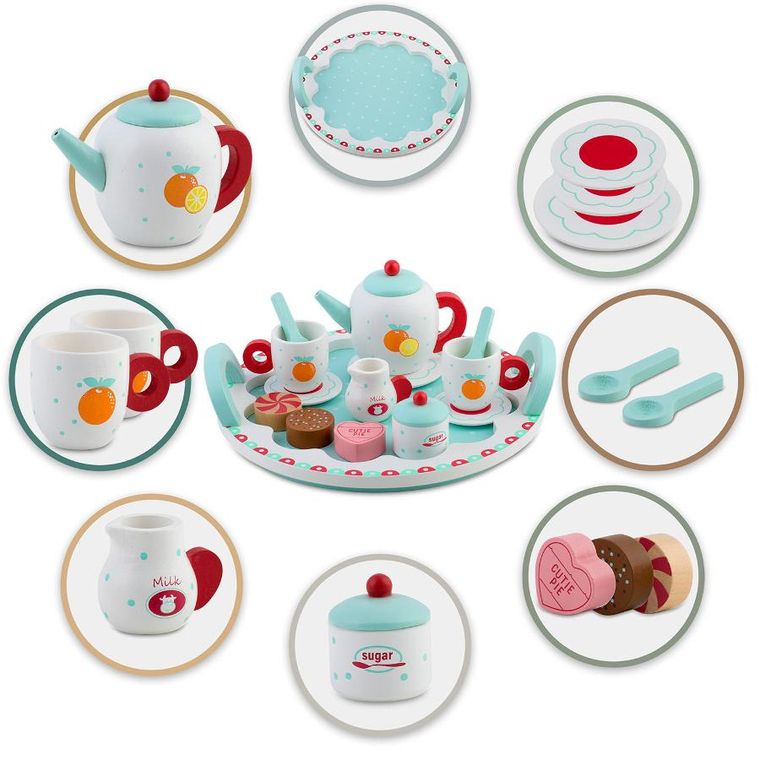 Ricokids, Zestaw do herbaty, zabawka drewniana