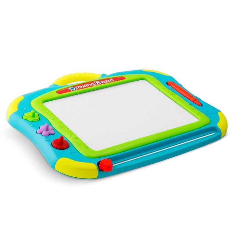 Ricokids, znikopis, tablica + stolik do rysowania, niebieski