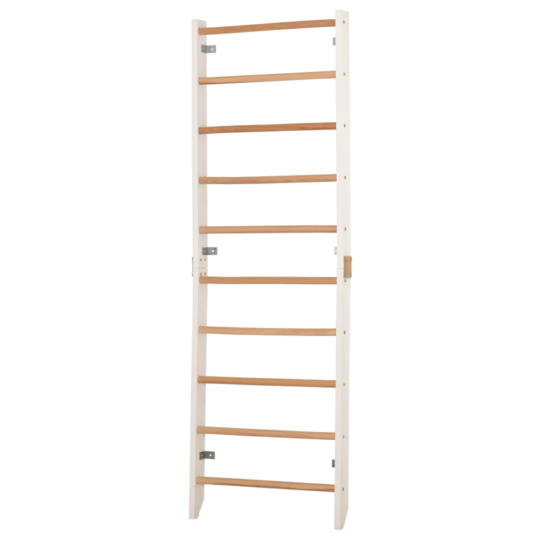Rinagym, drewniana drabinka gimnastyczna, Kombi 1, biały