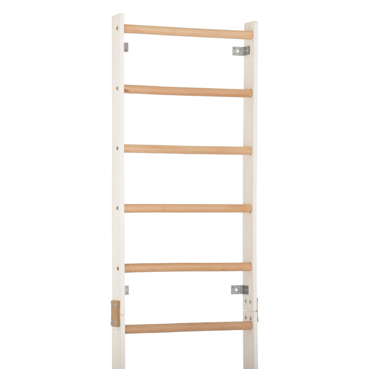 Rinagym, drewniana drabinka gimnastyczna, SPR H, biały