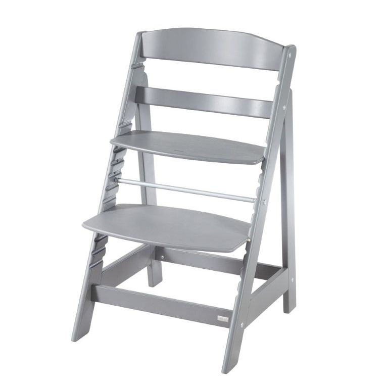 Roba, Sit Up Flex, drewniane krzesełko, szare