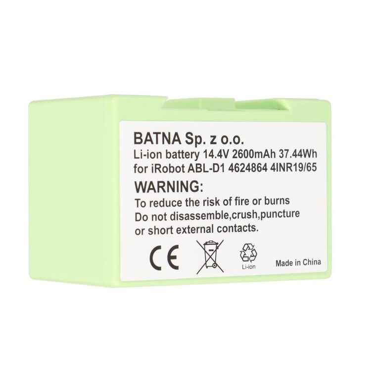 Roomba, bateria, akumulator do odkurzacza, E5 E6 I7 14.4V 2600mAh