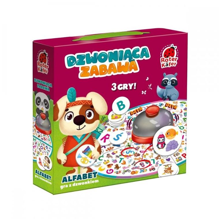 Roter Kafer, Dzwoniąca Zabawa, Alfabet, gra familijna