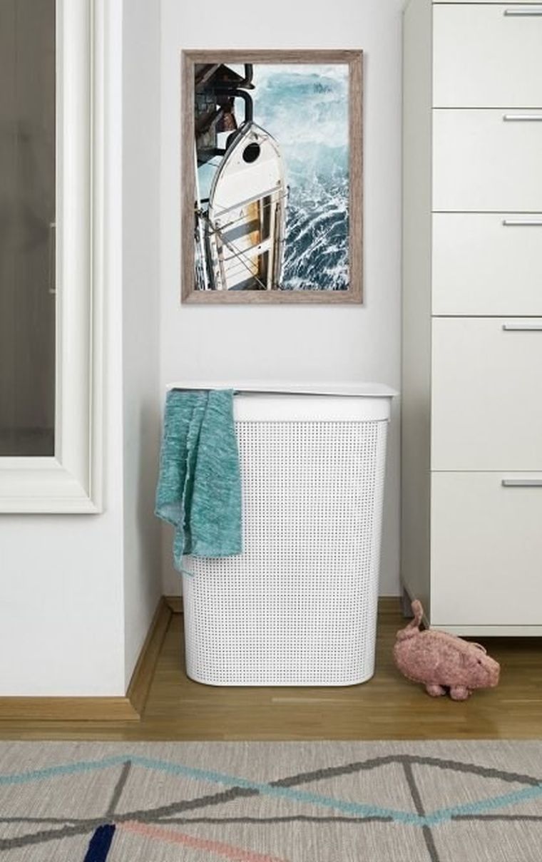 Rotho, Brisen, kosz na bieliznę, antrancyt, 50l