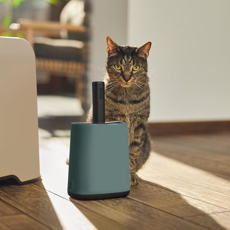 Rotho, łopatka z podstawką +worki 16-8cm green