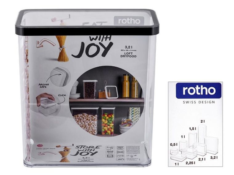 Rotho, pojemnik, loft, 3,2 l
