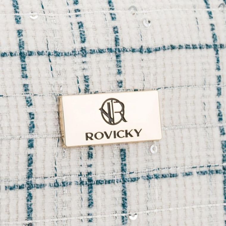 Rovicky, kosmetyczka, tkanina syntetyczna, 1-komorowa, niebieska