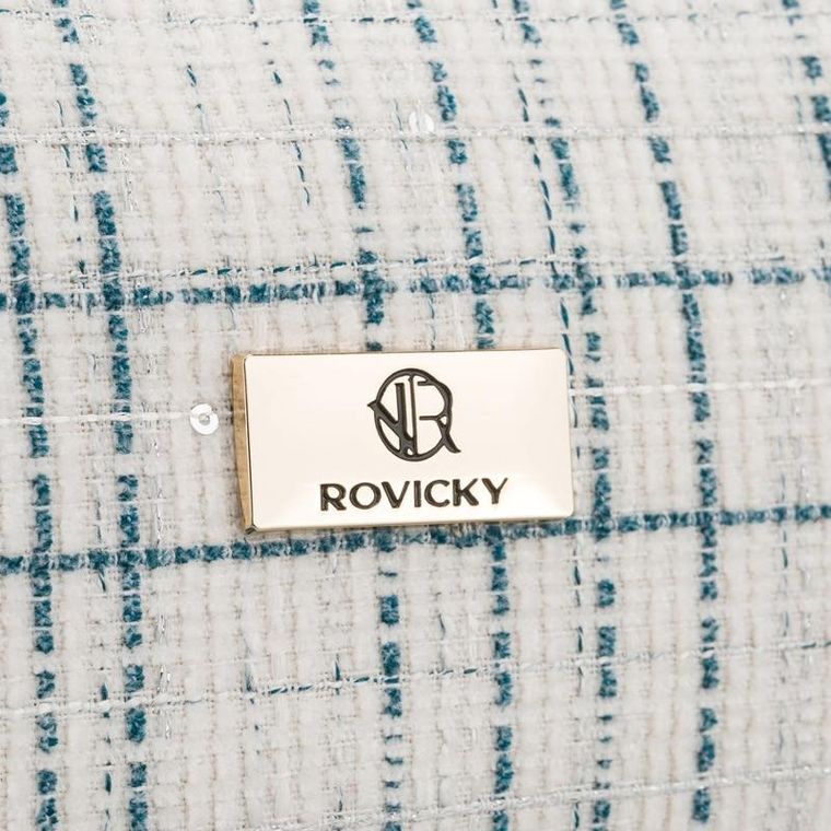 Rovicky, kosmetyczka, tkanina syntetyczna, niebieska