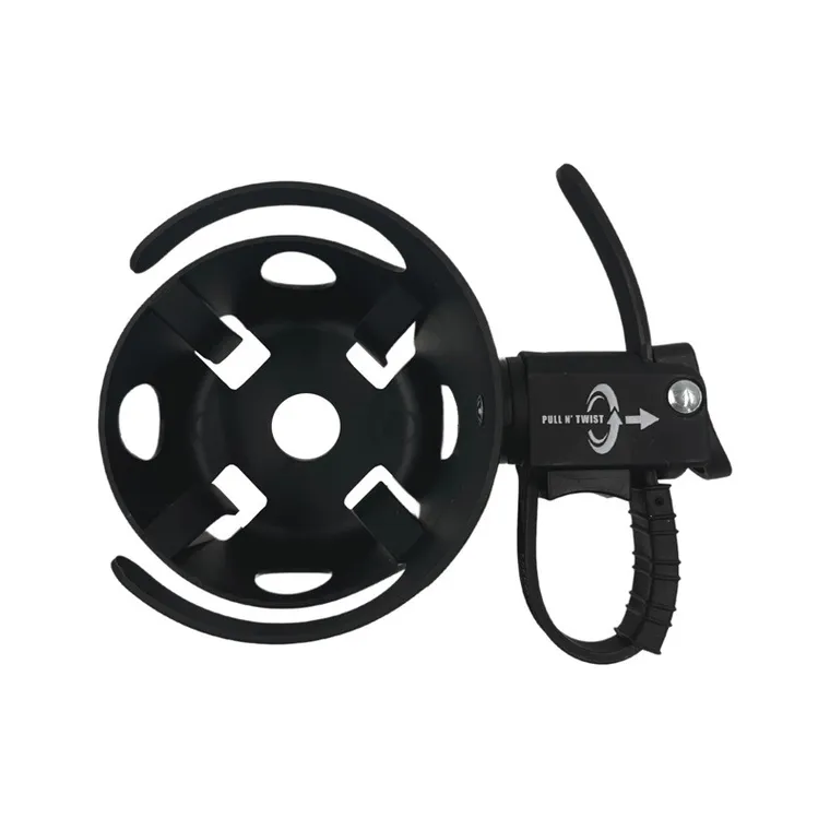 Royal Rascals, uniwersalny uchwyt na kubek do wózka dziecięcego, czarny, 1 szt.