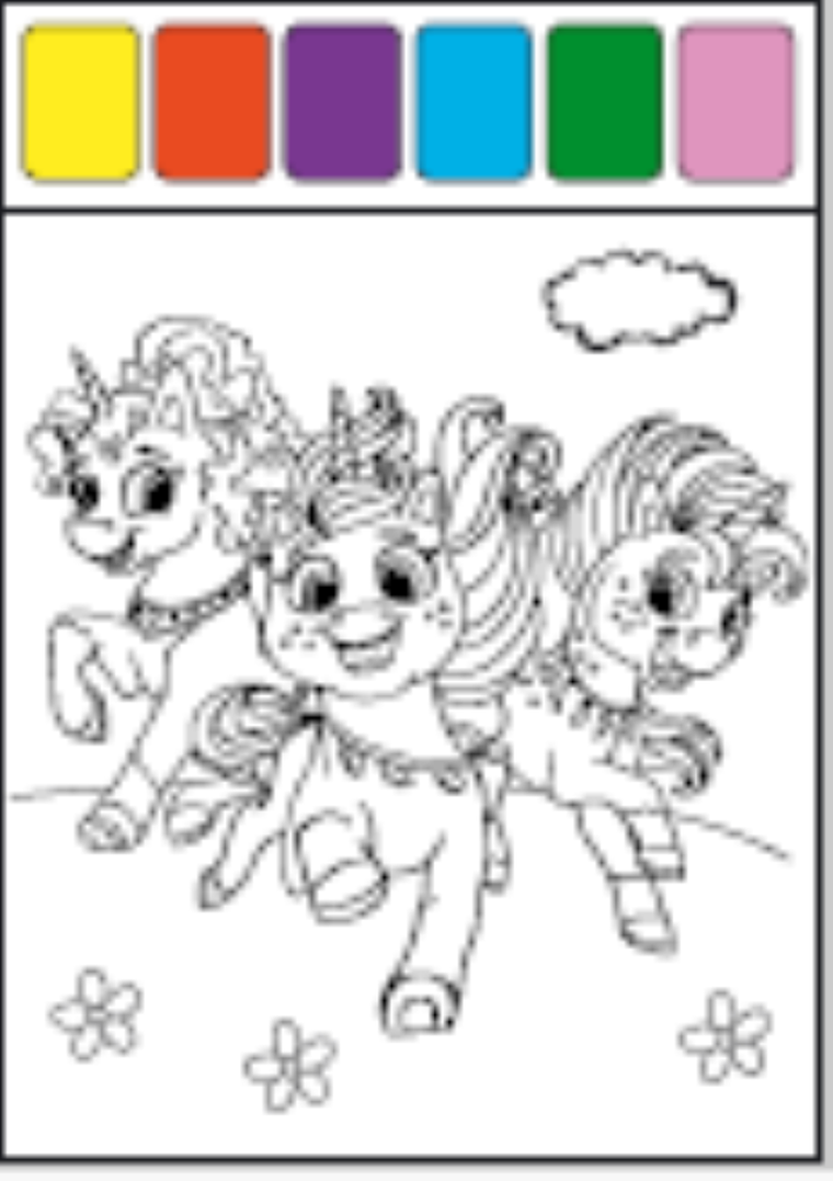 Rozbrykane jednorożce. Moje Jednorożce. Jak malowane