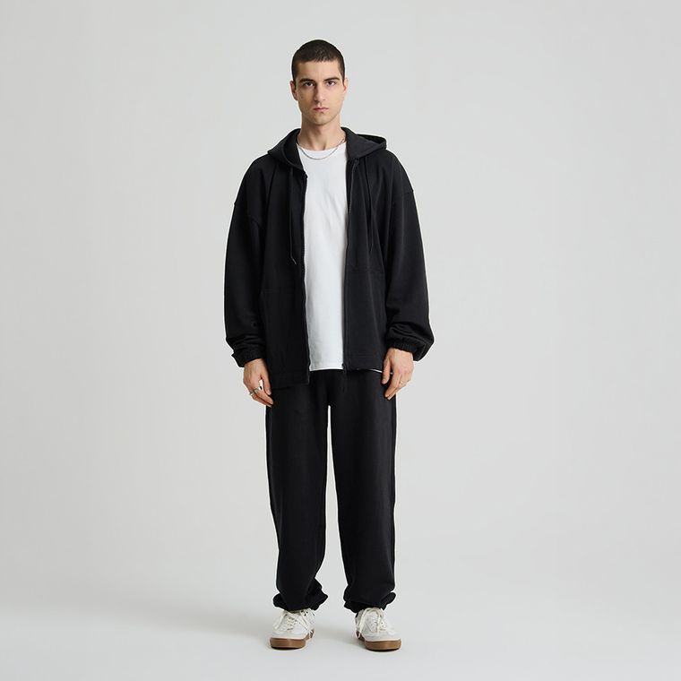 Rozpinana bluza z kapturem oversize NOWEAR