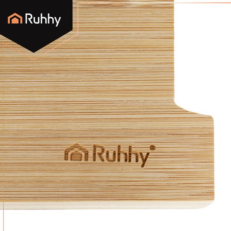 Ruhhy, deska bambusowa z pojemnikami, 25707