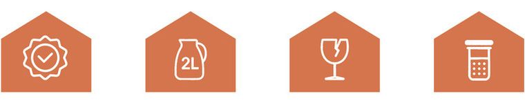 Ruhhy, dzbanek z zaparzaczem, 2l, 26066