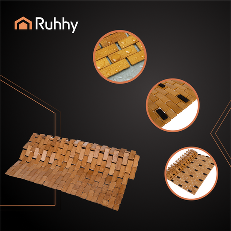 Ruhhy, mata bambusowa antypoślizgowa