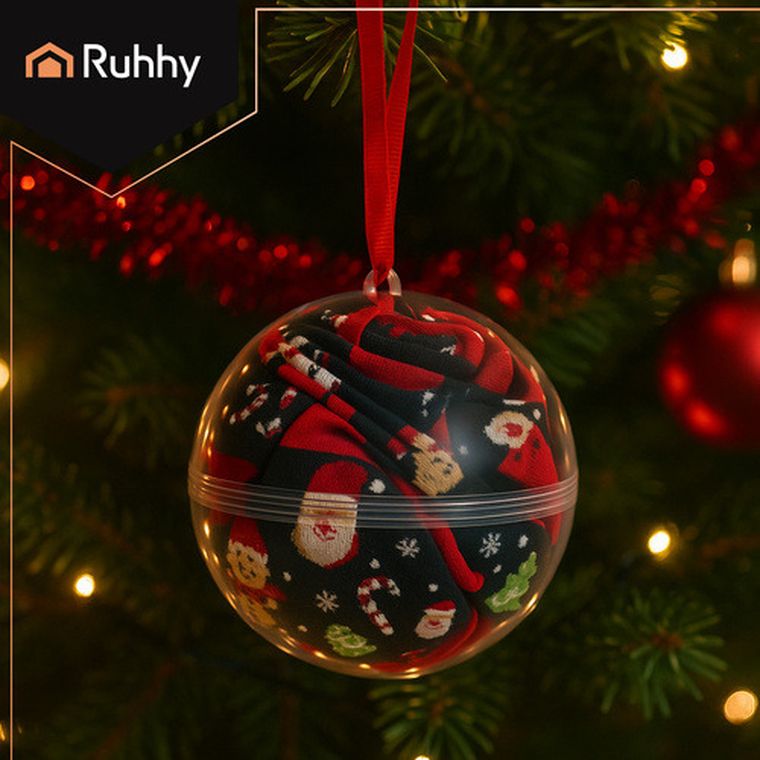 Ruhhy, skarpetki świąteczne, 38-43, 3 szt., 26438