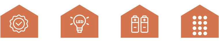 Ruhhy, świece LED, 15 cm, 12 szt.