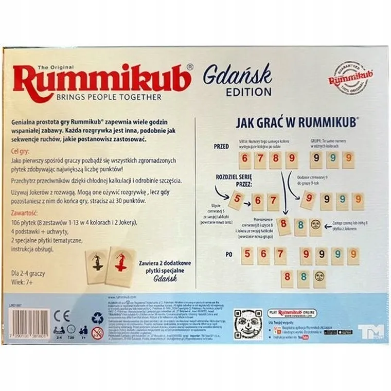 Rummikub Gdańsk, gra towarzyska