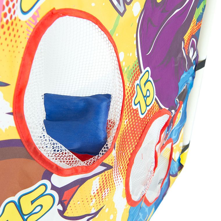 Rzucanie workiem do celu, gra zręcznościowa, zestaw z tarczą