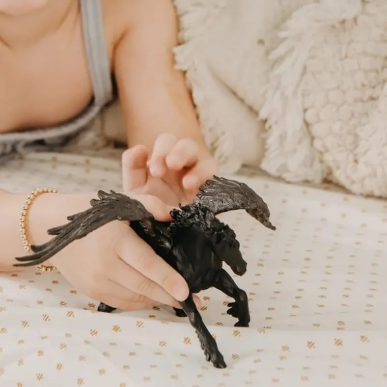 Safari Ltd, figurka, czarny koń ze skrzydłami, pegaz twilight