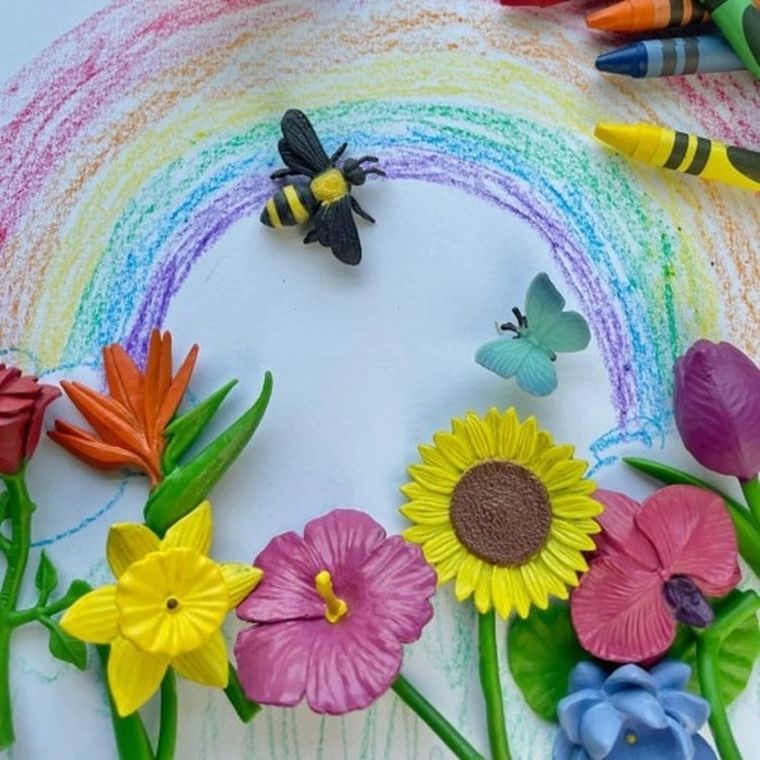 Safari Ltd, Toob, zestaw figurek, kwiaty