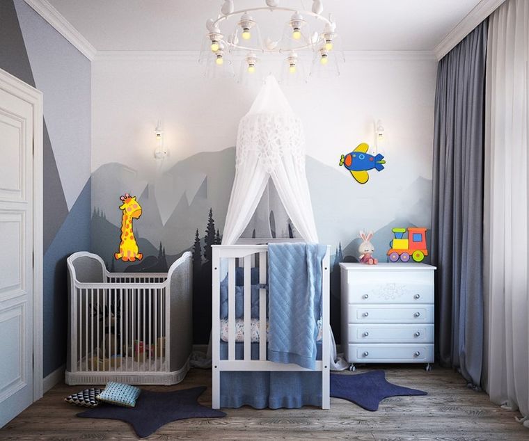 Samolot, Lokomotywa, dekoracja ścienna