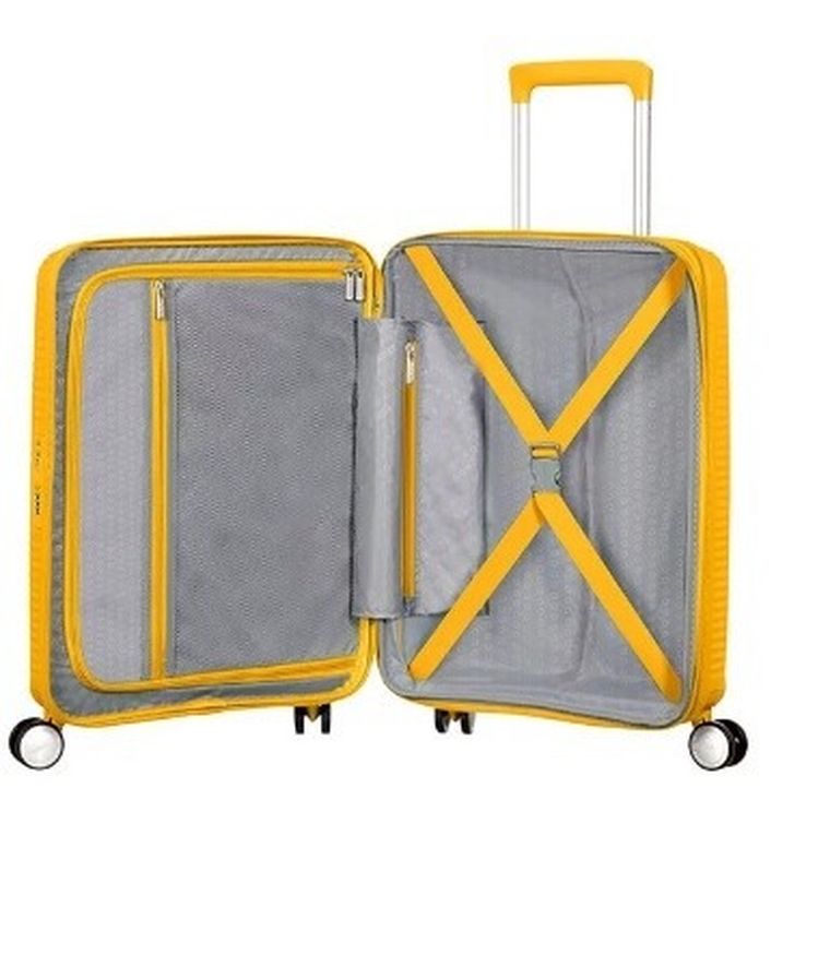 Samsonite, walizka, żółta, 55-40-20 cm, 32G06001