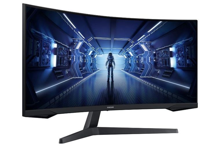 Samsung, monitor, ODYSSEY G5 LED 34", LC34G55TWWPXEN