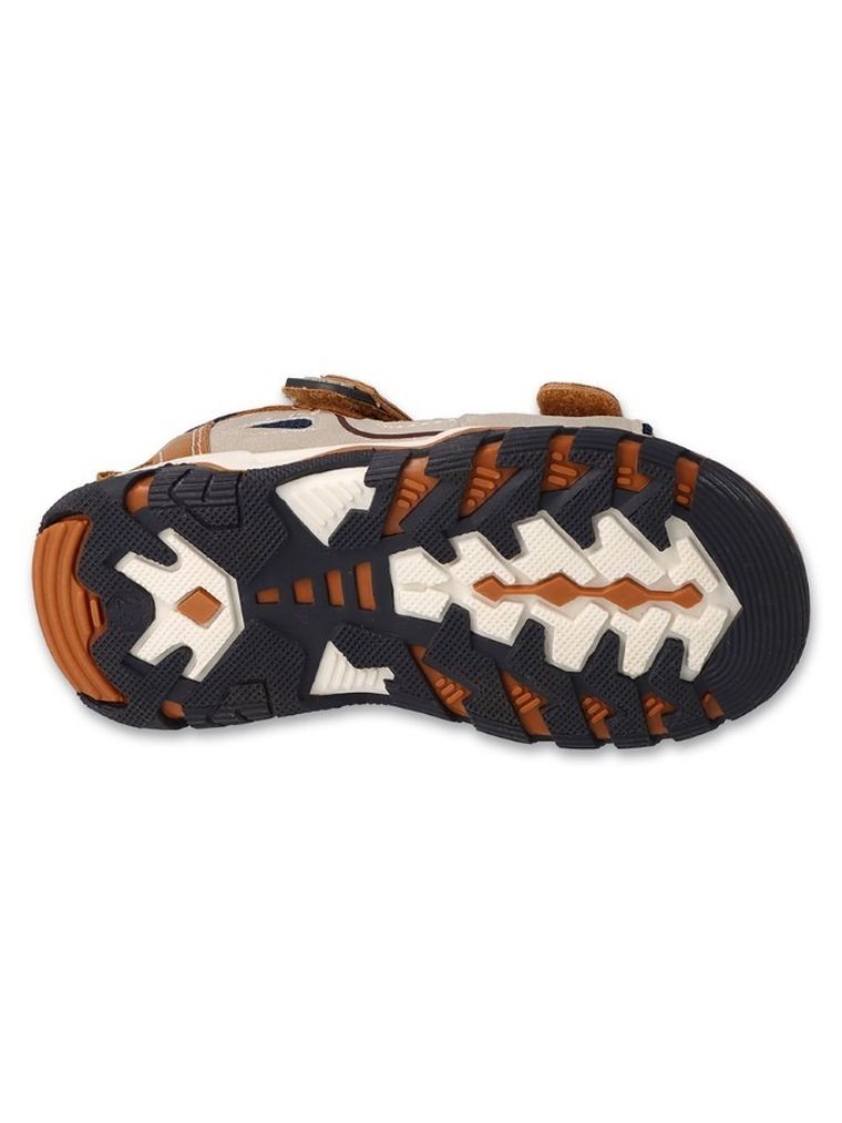 Sandały chłopięce, brązowe, skórzana wkładka, Befado