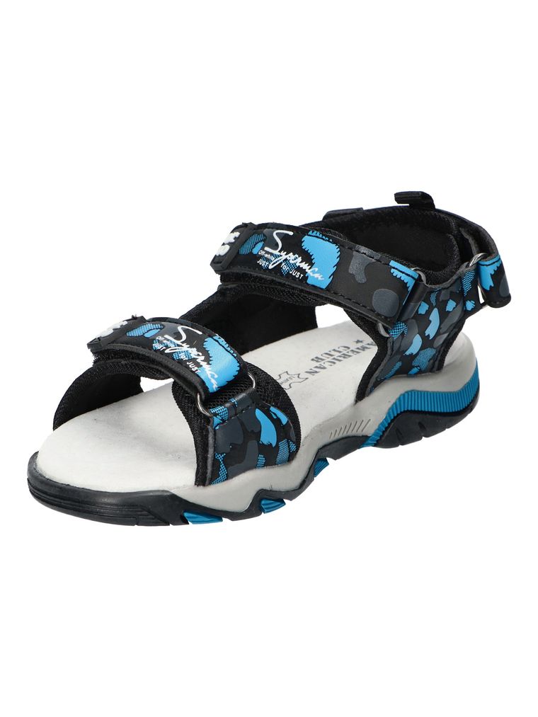 Sandały chłopięce, czarne, American Club