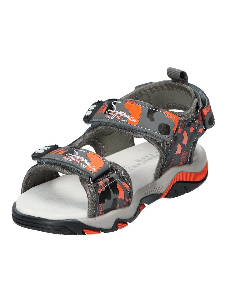 Sandały chłopięce, szare, American Club