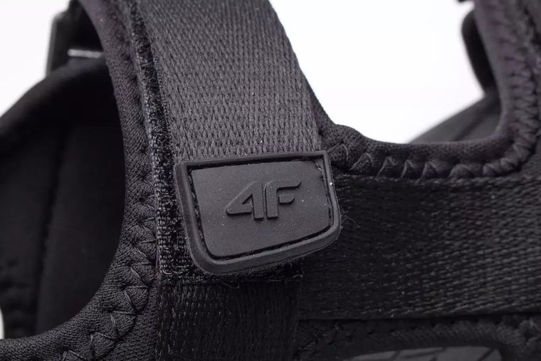 Sandały dziewczęce, czarne, 4F