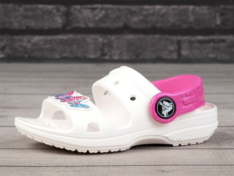 Sandały dziewczęce, mix, Crocs Classic Embellished