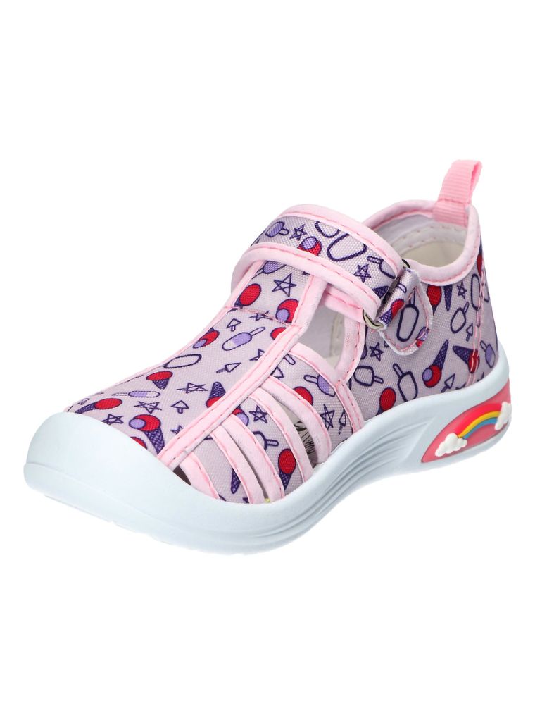 Sandały dziewczęce, różowe, American Club