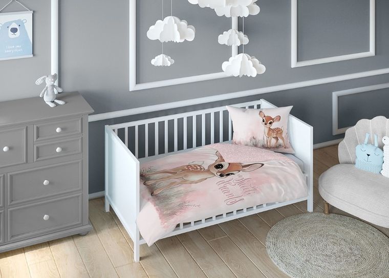 Sarna, 2-częściowy komplet pościeli dziecięcej, 90-120 cm