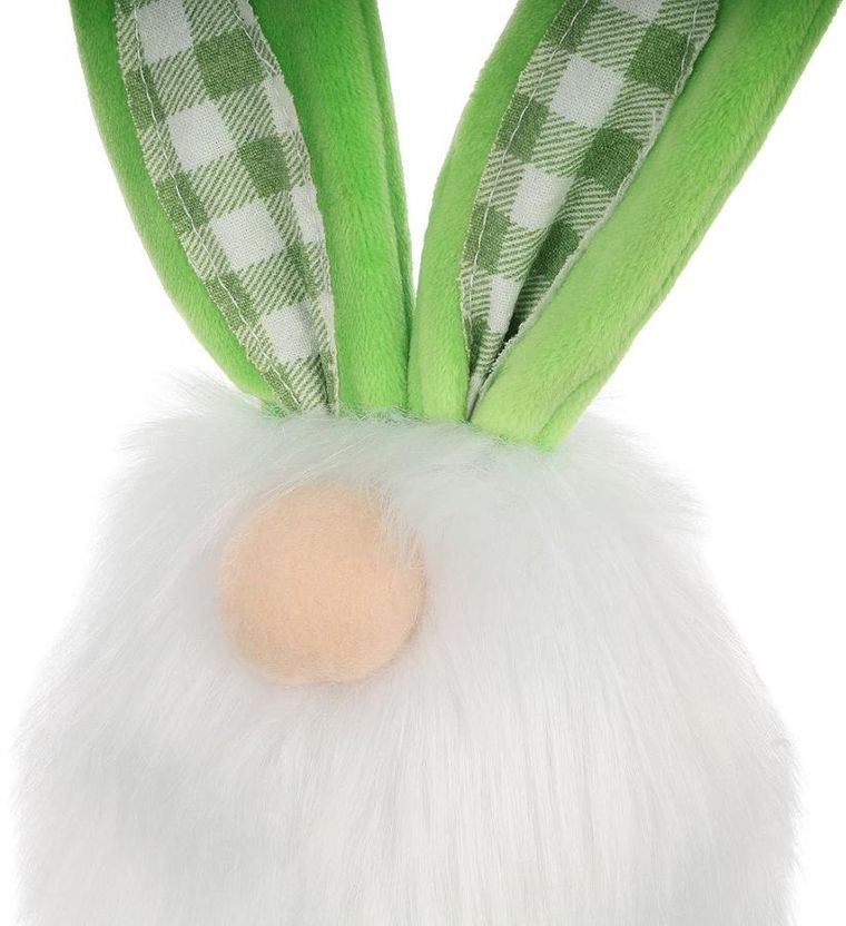 Saska Garden, dekoracja wiosenna, zajączek, zielony, 18 cm