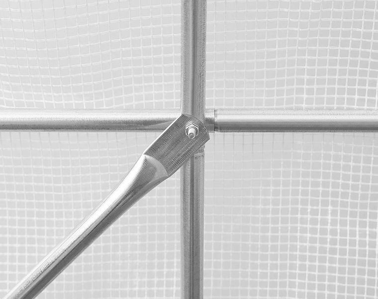 Saska Garden, folia na tunel ogrodowy, biała, 200-300-200 cm