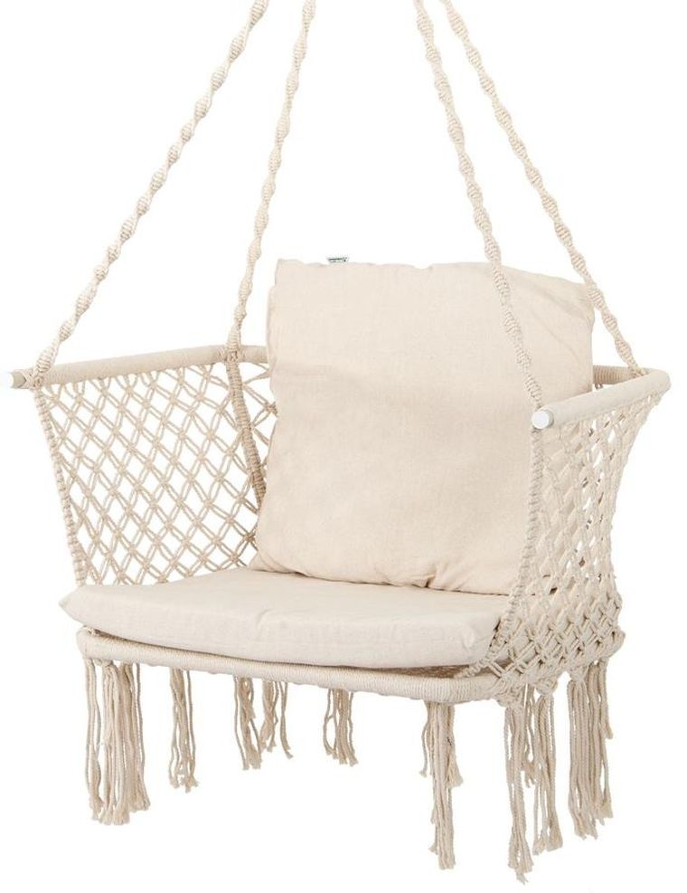 Saska Garden, hamak ażurowy, 78-64 cm, ecru