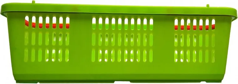 Saska Garden, koszyk plastikowy na owoce i warzywa, z rączką, ażurowy