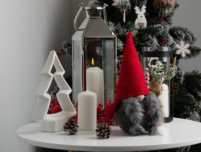 Saska Garden, krasnal świąteczny, 16-13-30 cm