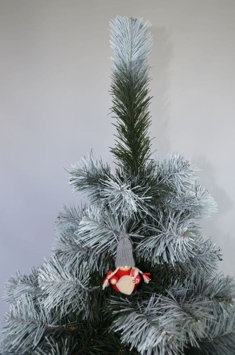 Saska Garden, laleczka dekoracyjna z workiem, czerwona, 7,5 cm