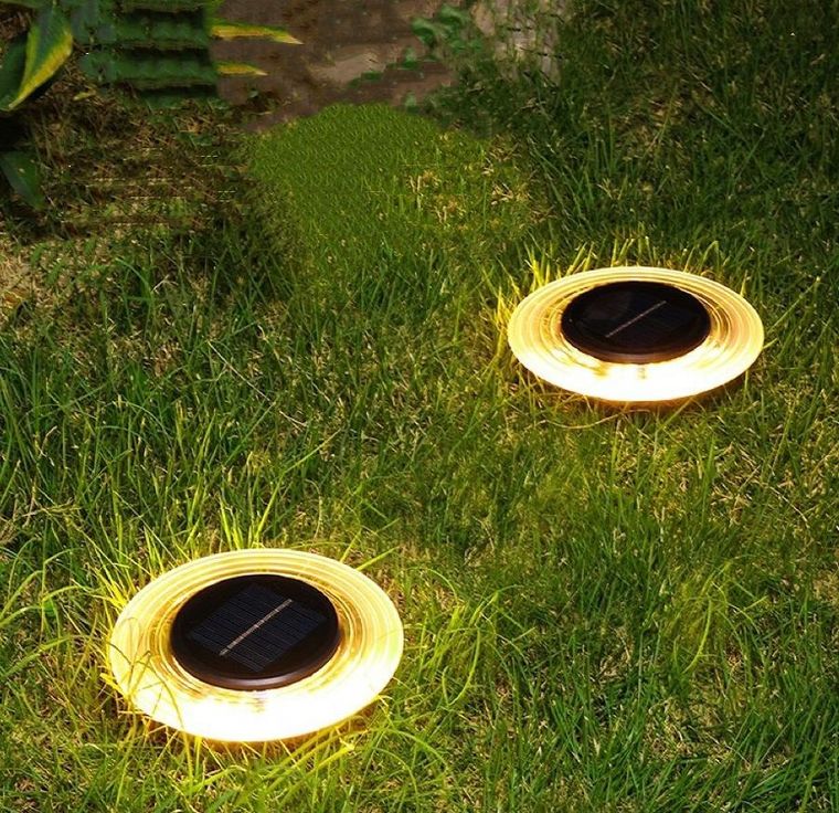 Saska Garden, lampa solarna dyskowa, 28 led, do wbicia w grunt lub montażu na ścianie