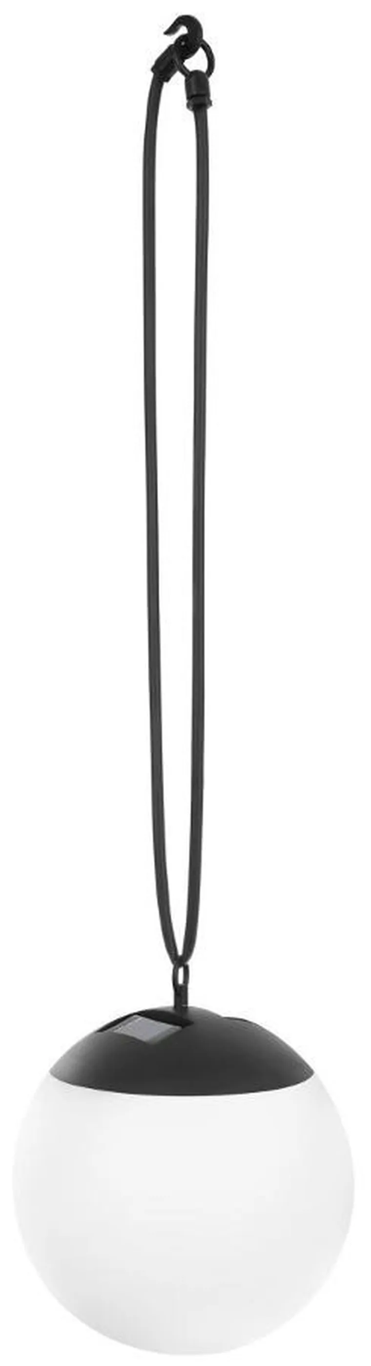 Saska Garden, lampa solarna plastikowa, kula wisząca, 20 cm