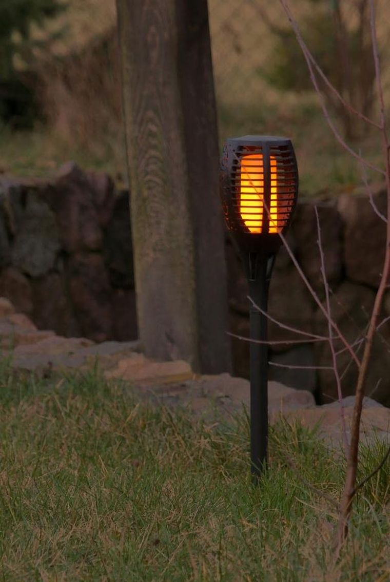 Saska Garden, lampa solarna, pochodnia, 36 LED, 12-12-78 cm