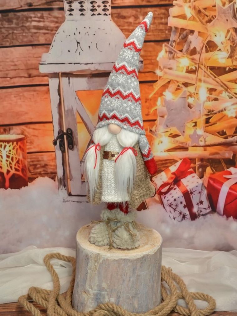 Saska Garden, ludowy skrzat z pasem, 17-10-59 cm