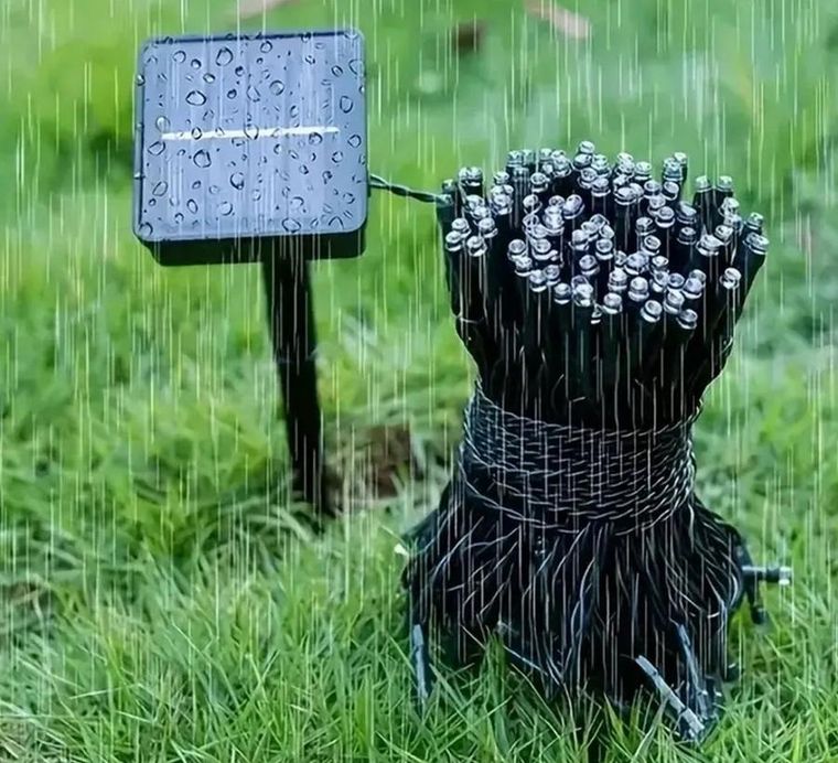 Saska Garden, oświetlenie solarne do parasola ogrodowego 5m, 72 LED