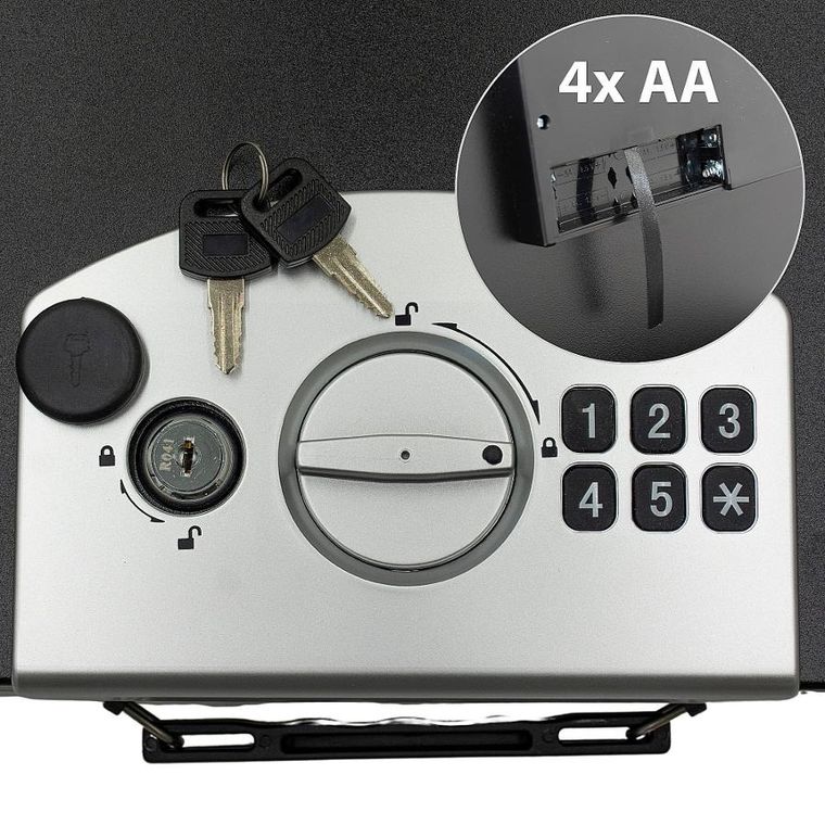 Saska Garden, sejf z zamkiem cyfrowym, 32,4-12,7-25,5 cm
