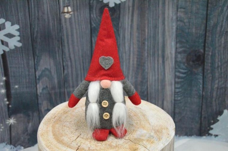 Saska Garden, skrzat dekoracyjny z serduszkiem, 20 cm