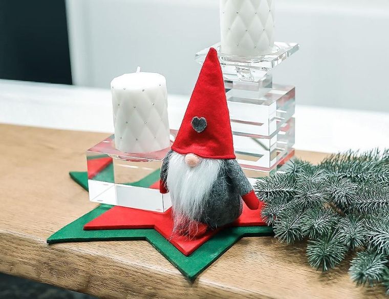 Saska Garden, skrzat dekoracyjny z serduszkiem, 20 cm