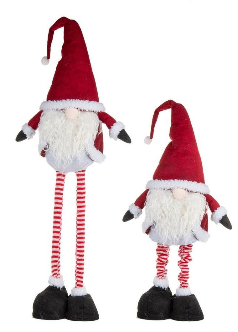 Saska Garden, skrzat, gnom świąteczny na teleskopach, 25-15-60-75 cm